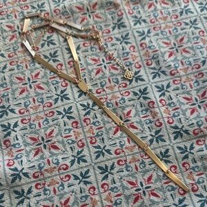 🌹💛Kendra Scott Rose Gold “Y” Drop Necklace